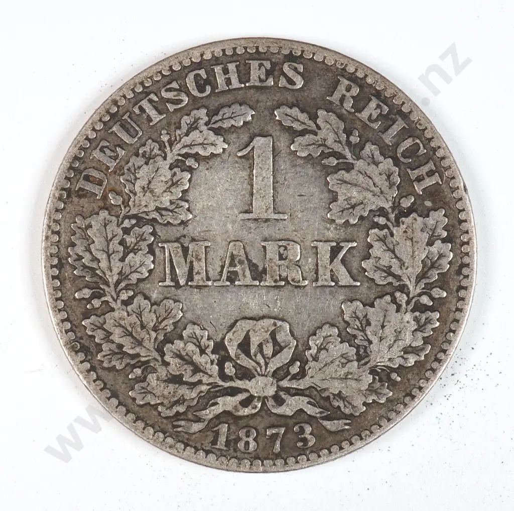 Germany 1873 'F' One Mark, Very Fine Image 1++