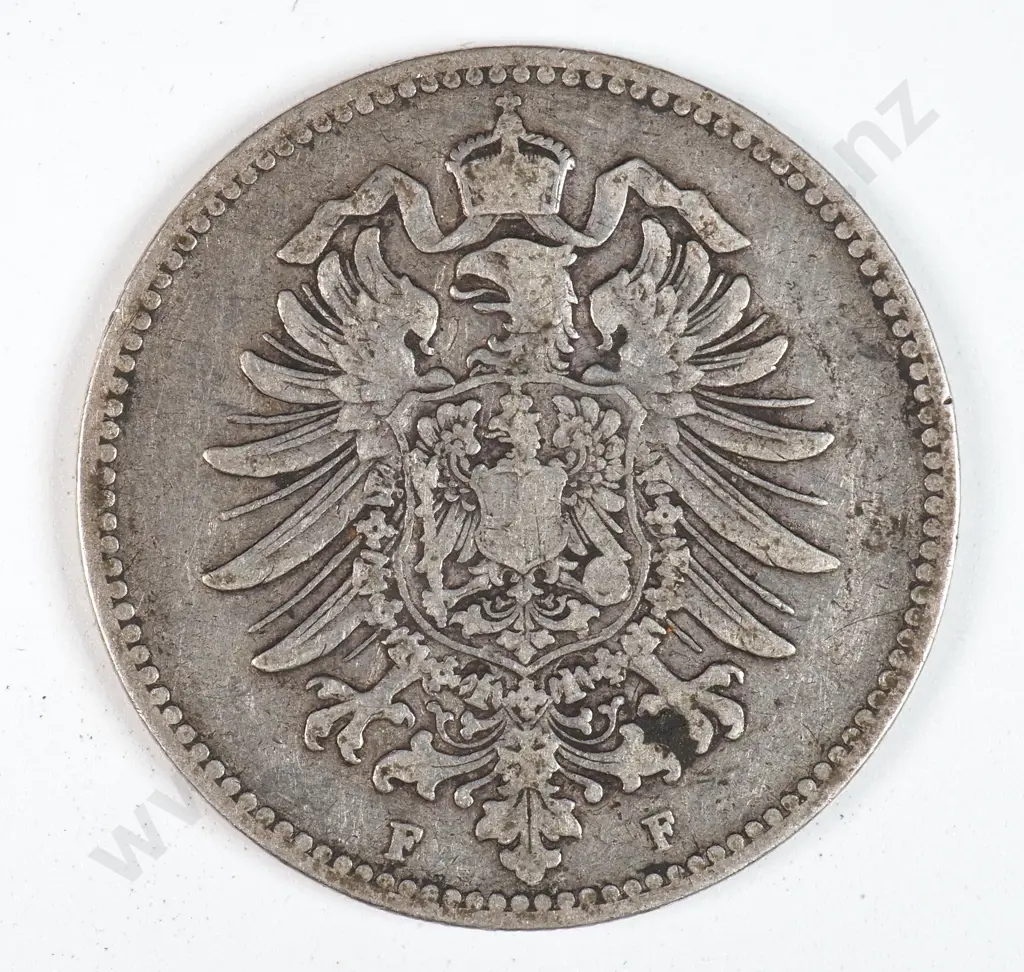 Germany 1873 'F' One Mark, Very Fine Image 1++