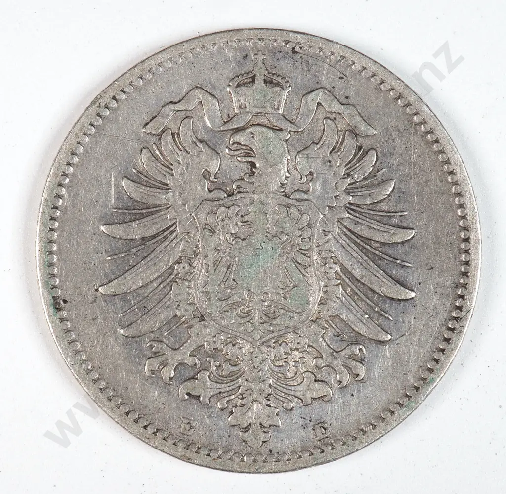Germany 1883 'E' One Mark, Very Fine Image 1++