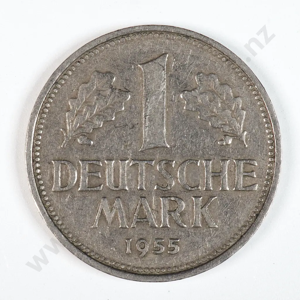 Germany 1955 'G' One Deutsche Mark, Very Fine Image 1++