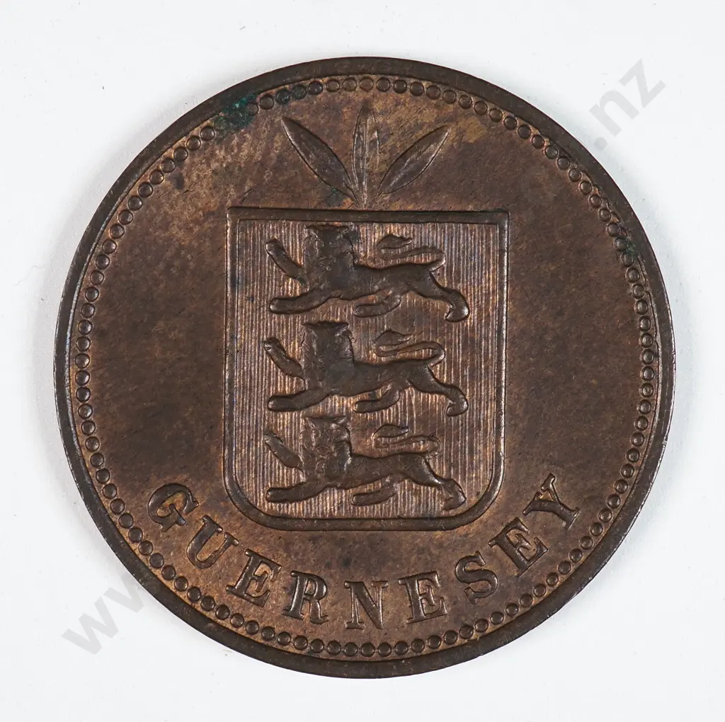 Guernsey 1906 Two Doubles, Extremely Fine Image 1++