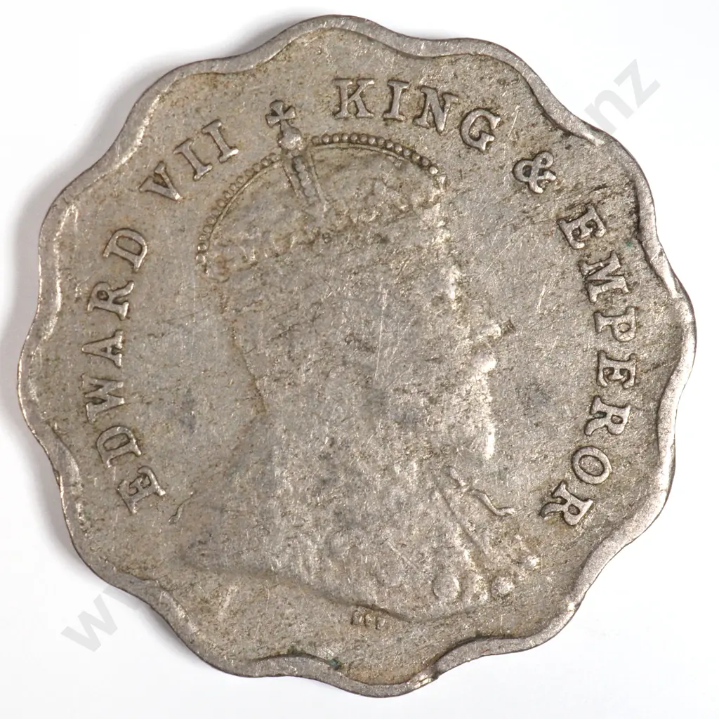 India 1908 One Anna, Very Fine Image 1++