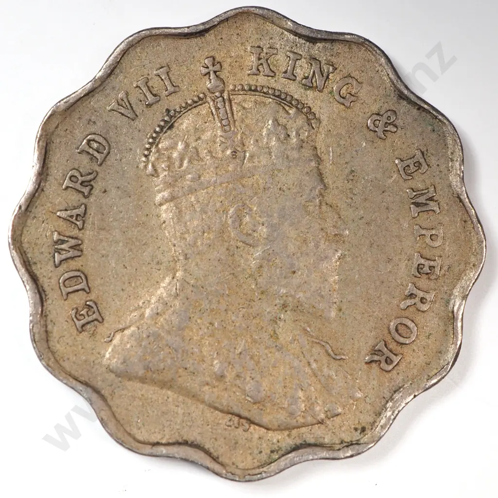 India 1910 One Anna, Very Fine Image 1++