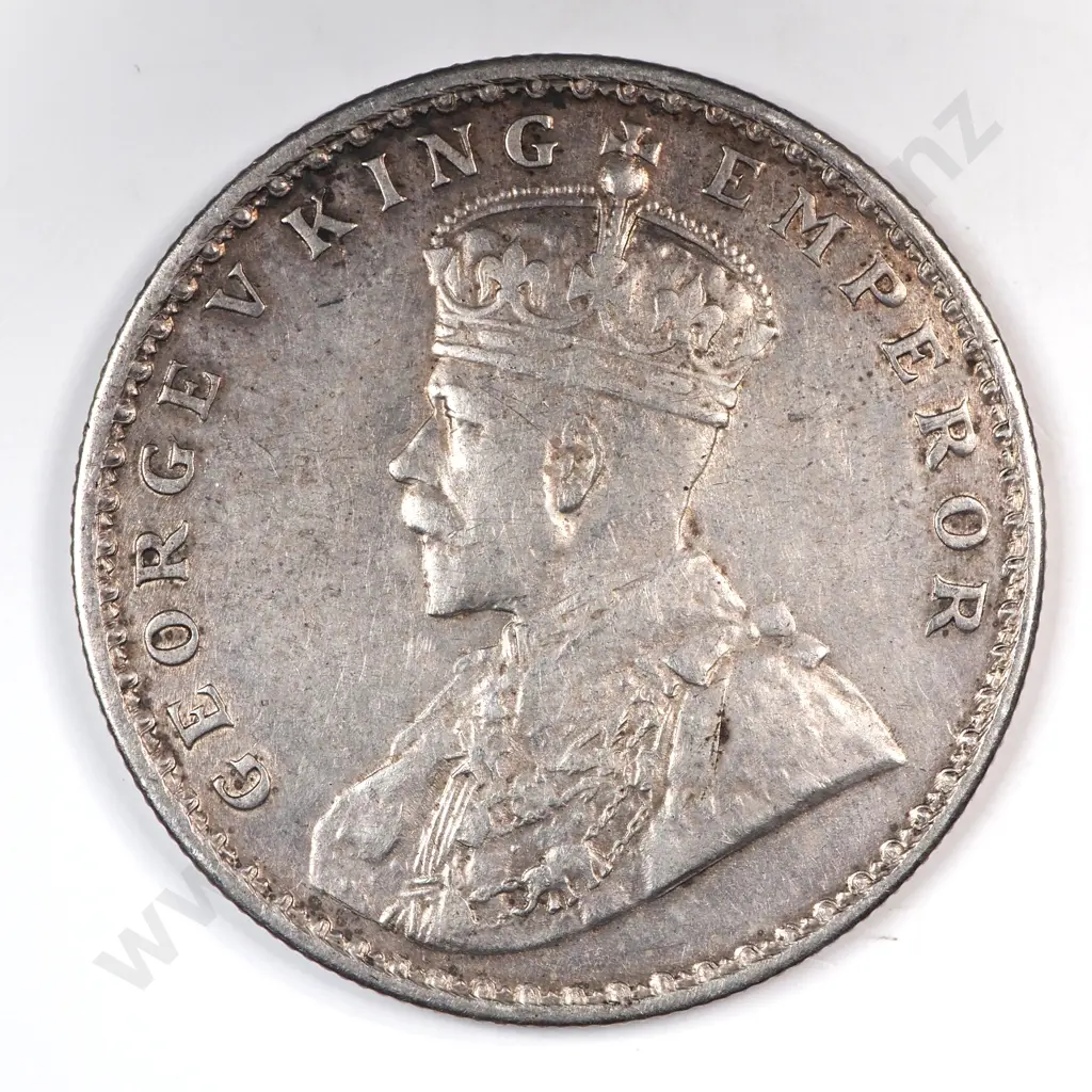 India 1915 One Rupee, Very Fine Image 1++