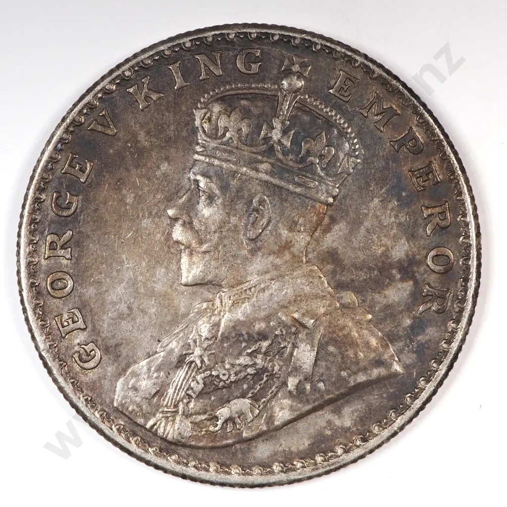 India 1916 One Rupee, Extremely Fine Image 1++