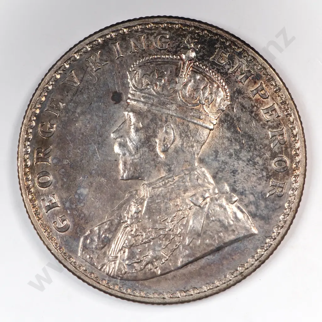 India 1918 One Rupee, Extremely Fine Image 1++