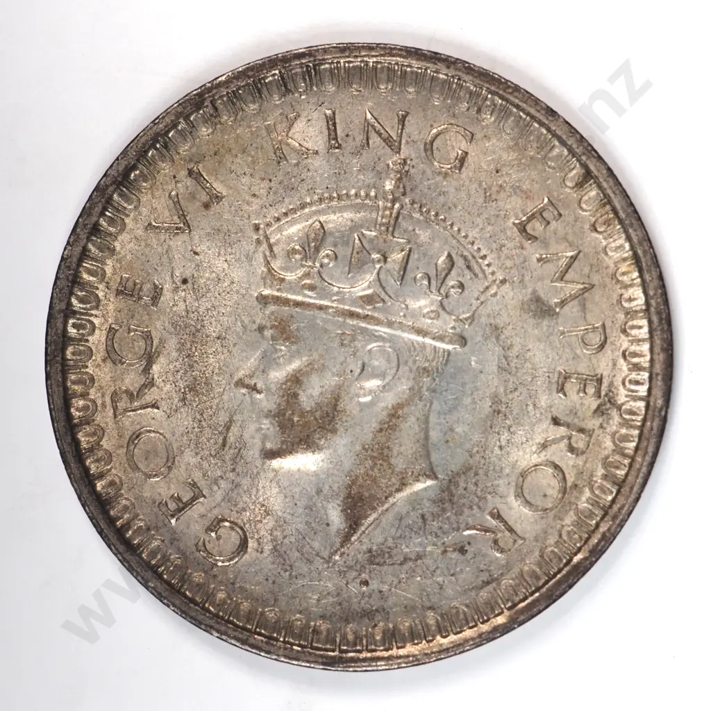 India 1942 One Rupee, Extremely Fine Image 1++