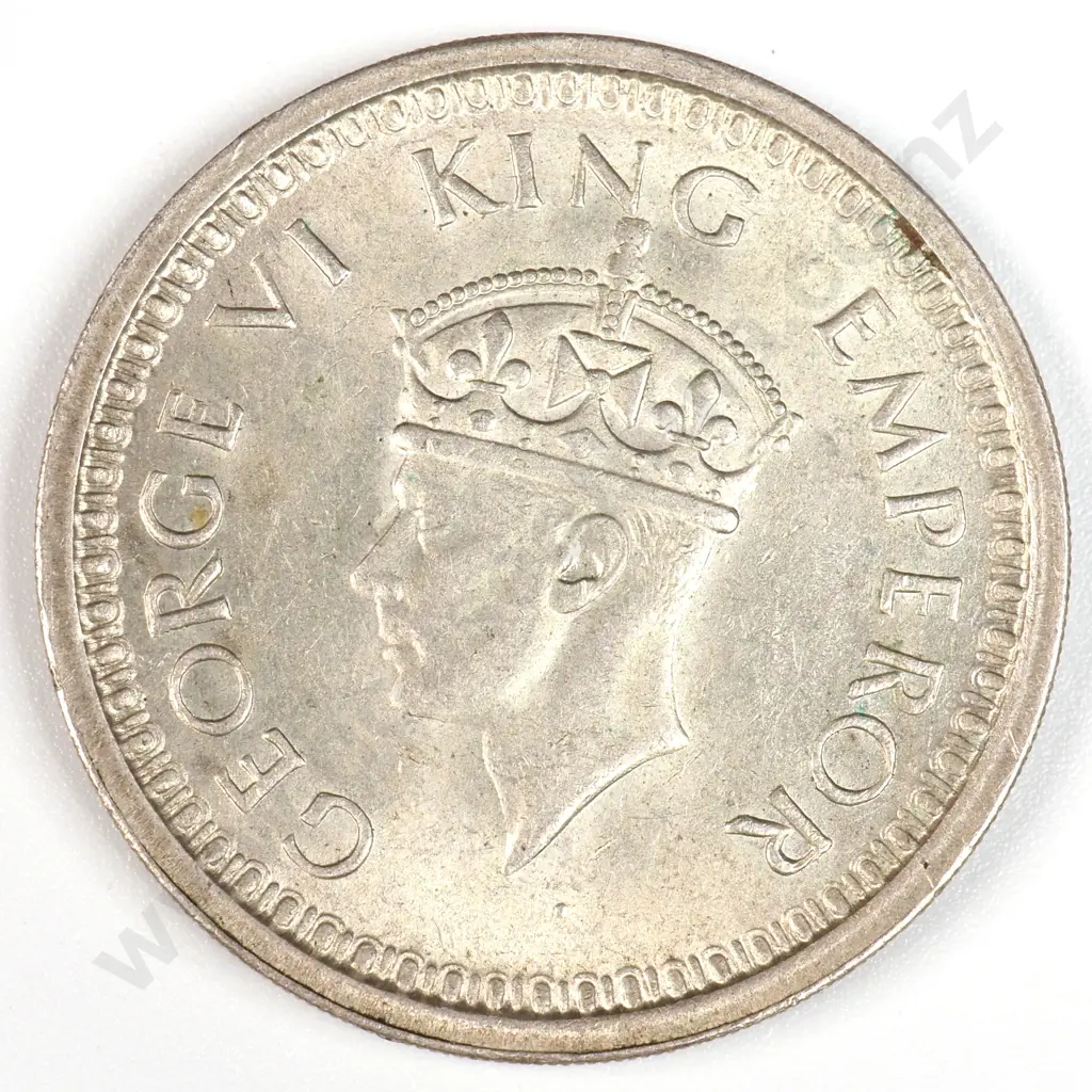 India 1944 One Rupee, Extremely Fine Image 1++
