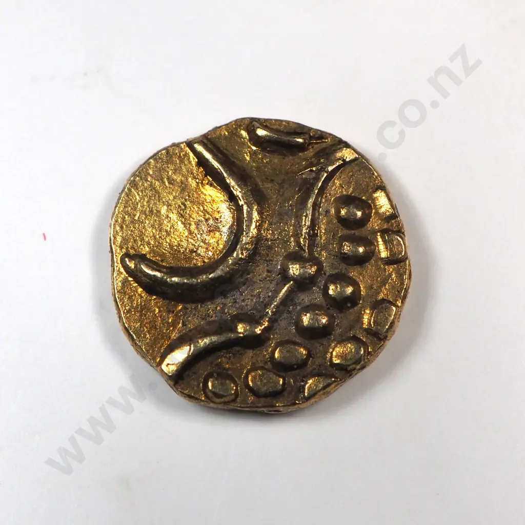 India 14 Carat Gold Fanam Image 1++