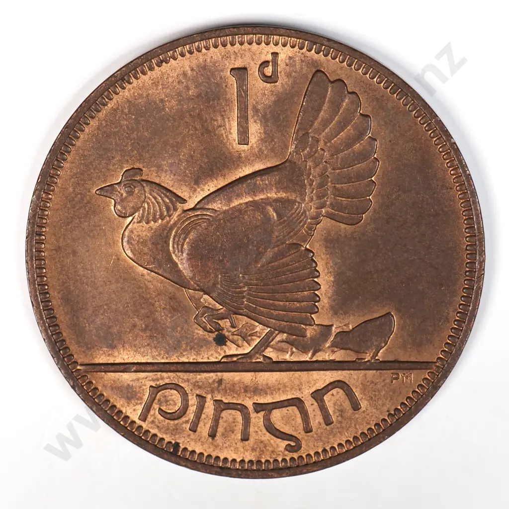 Ireland 1937 Penny, Almost Uncirculated Image 1++