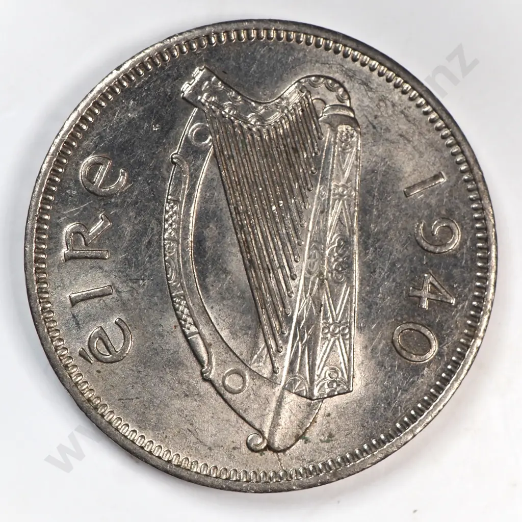 Ireland 1940 Sixpence, Almost Uncirculated Image 1++