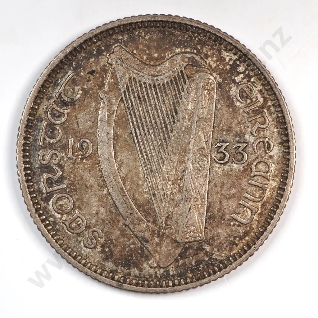 Ireland 1933 Shilling, Extremely Fine Image 1++
