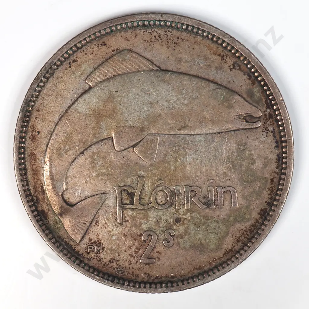 Ireland 1937 Florin, Very Fine Image 1++