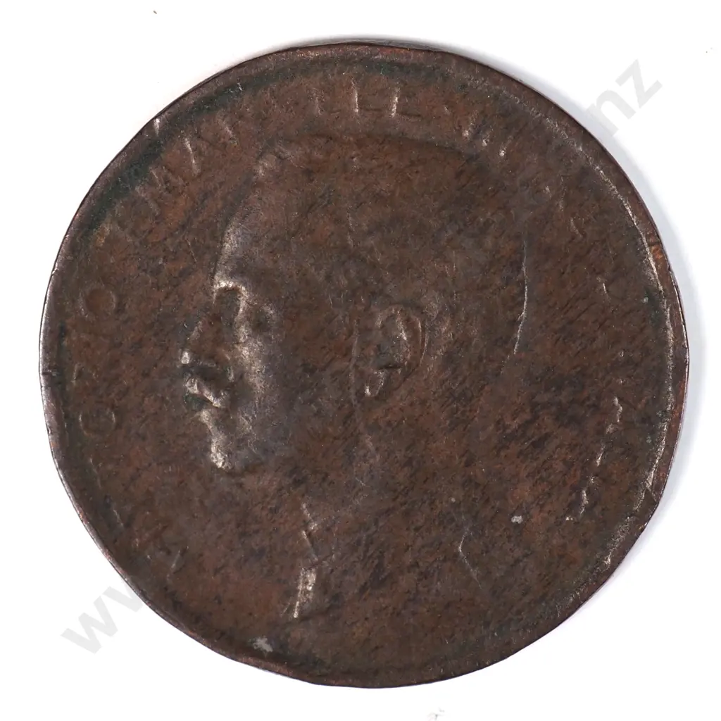 Italy 1911 One Cent, Very Fine Image 1++