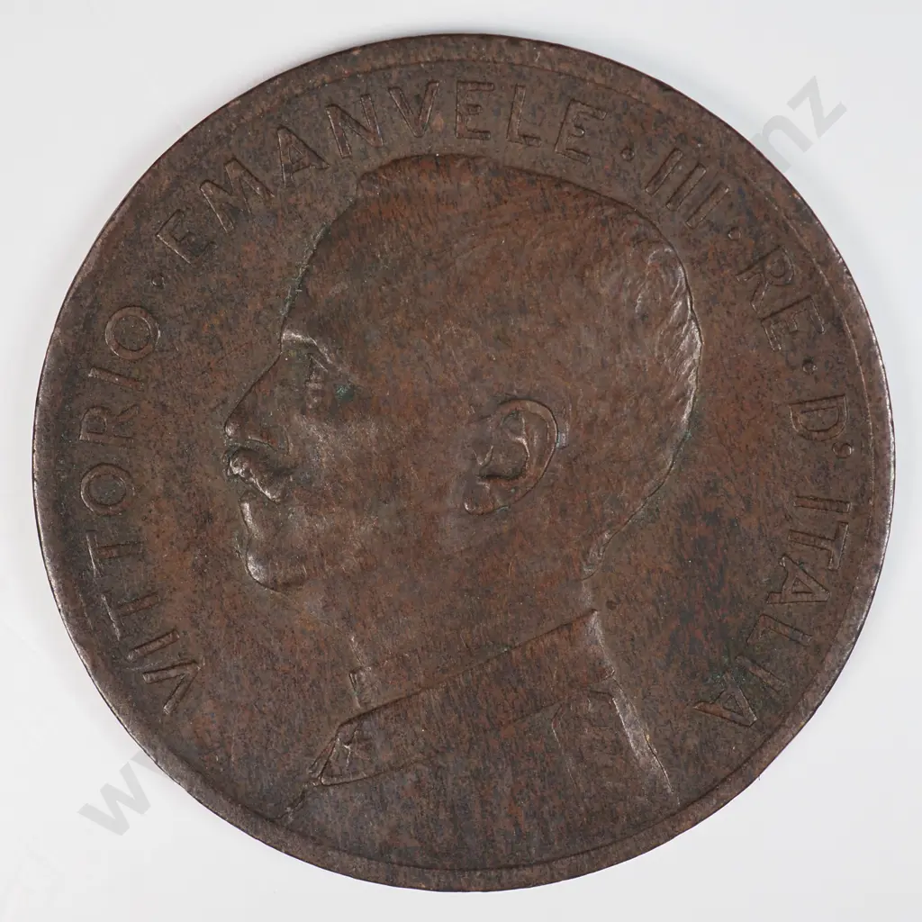 Italy 1908 Five Cents, Very Fine Image 1++