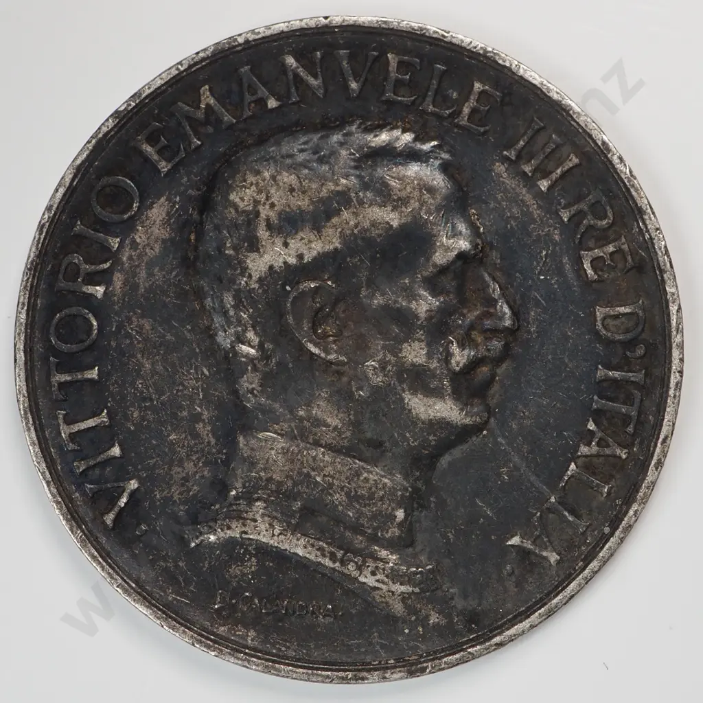 Italy 1917 One Lire, Very Fine Image 1++