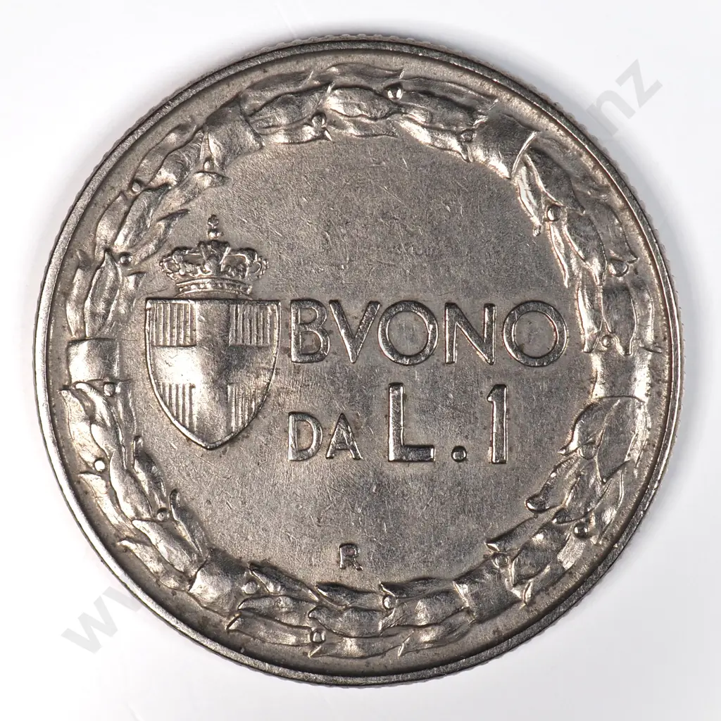 Italy 1923 One Lire, Extremely Fine Image 1++