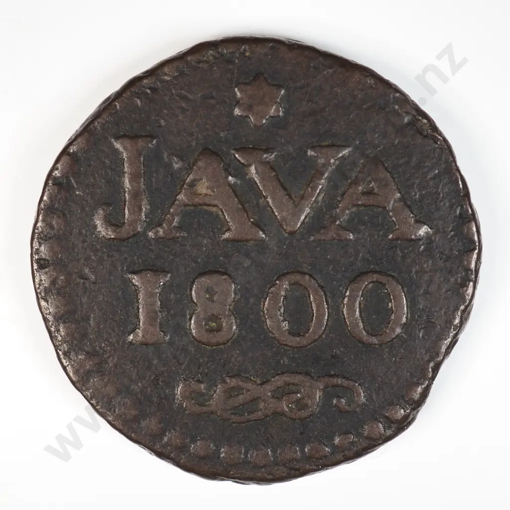 Java 1800 One Stuiver, Very Fine Image 1++
