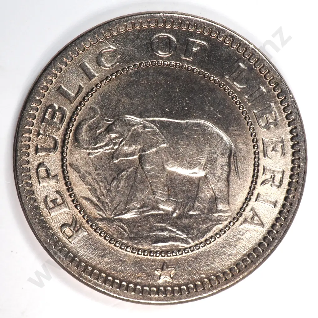 Liberia 1941 Half Cent, Uncirculated Image 1++