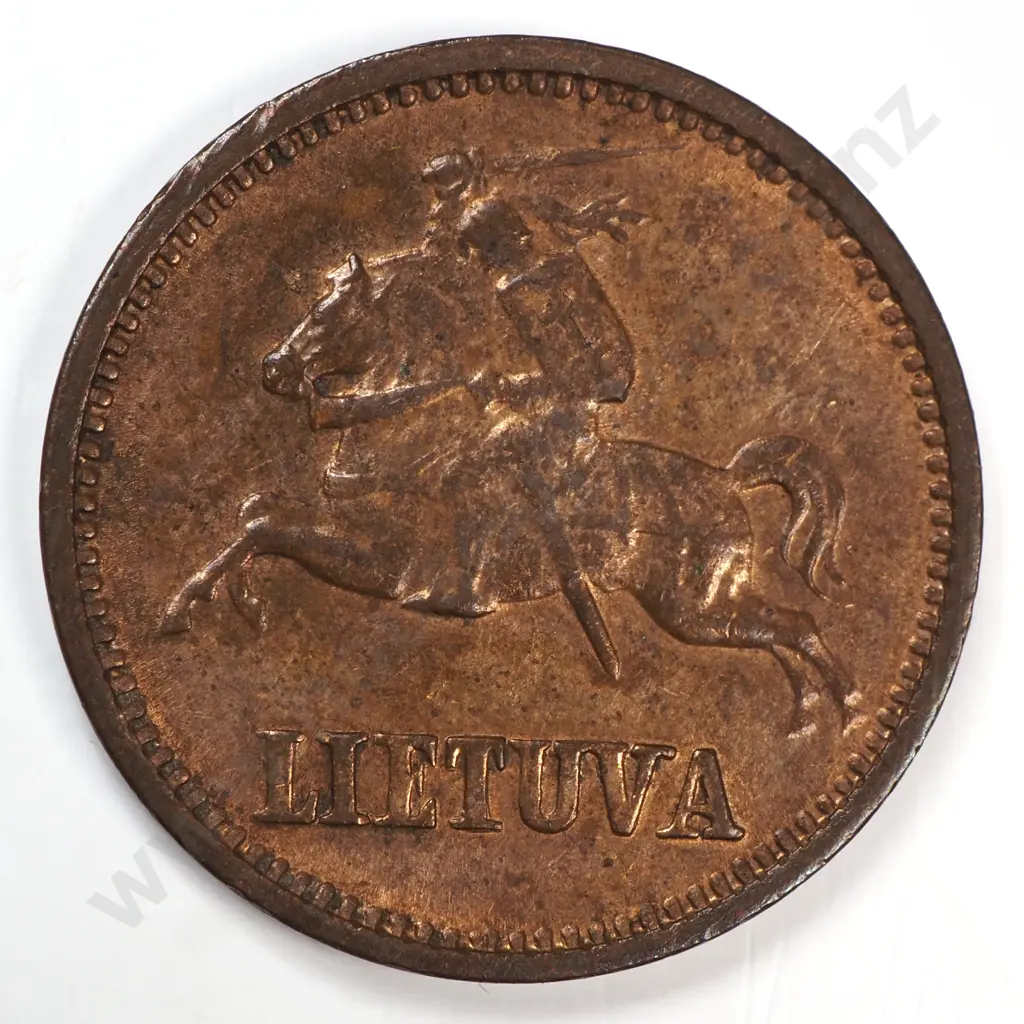 Lithuania 1936 One Centas, Almost Uncirculated Image 1++