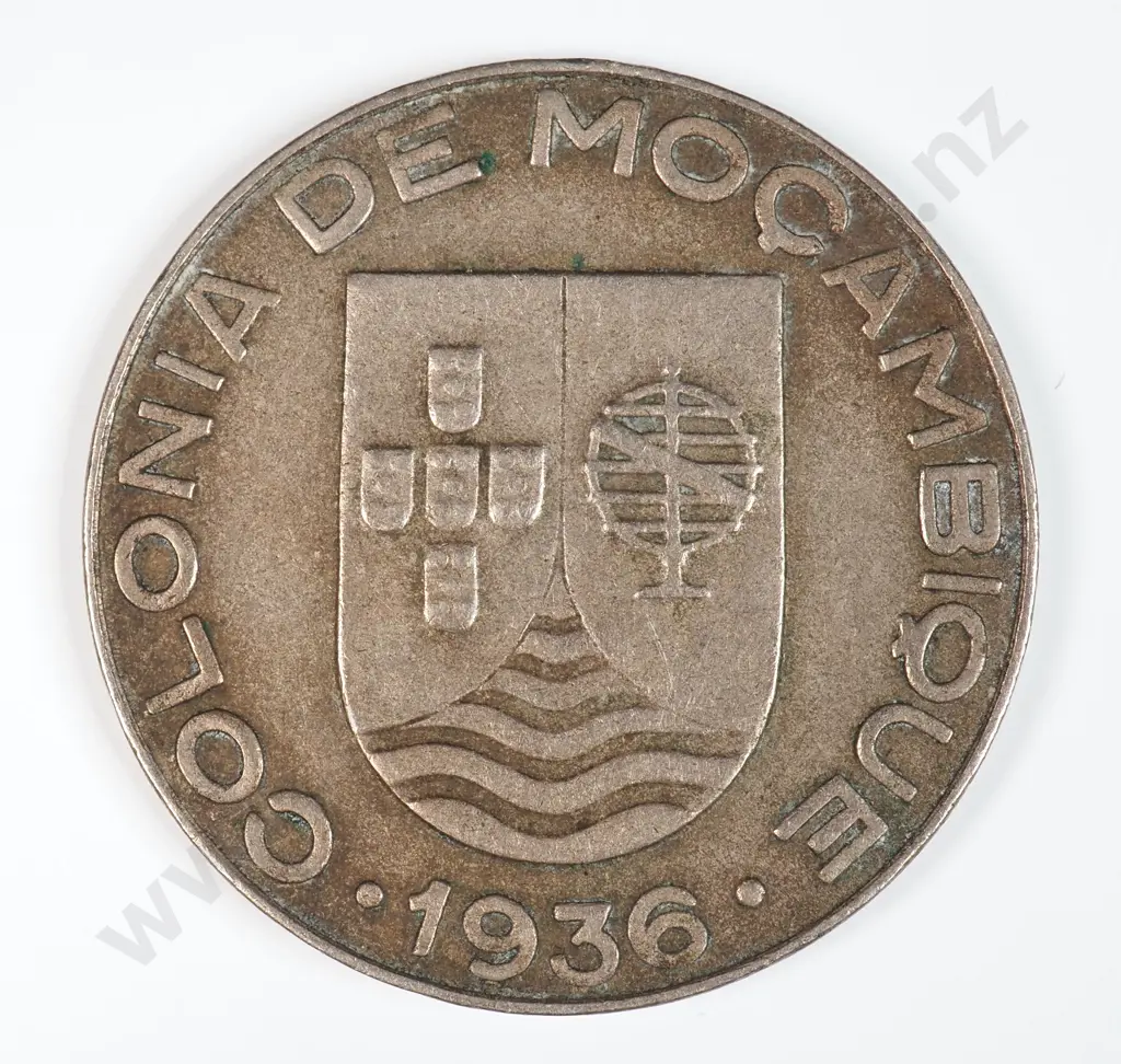Mozambique 1936 One Escudo, Very Fine Image 1++