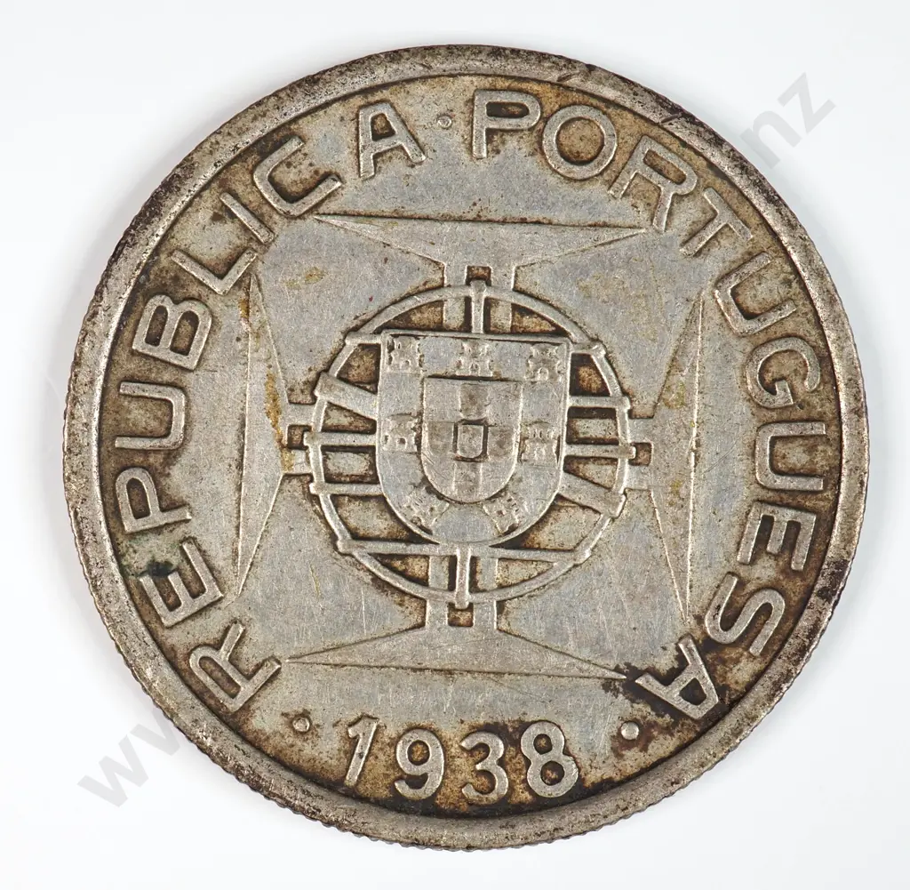 Mozambique 1938 Five Escudos, Very Fine Image 1++