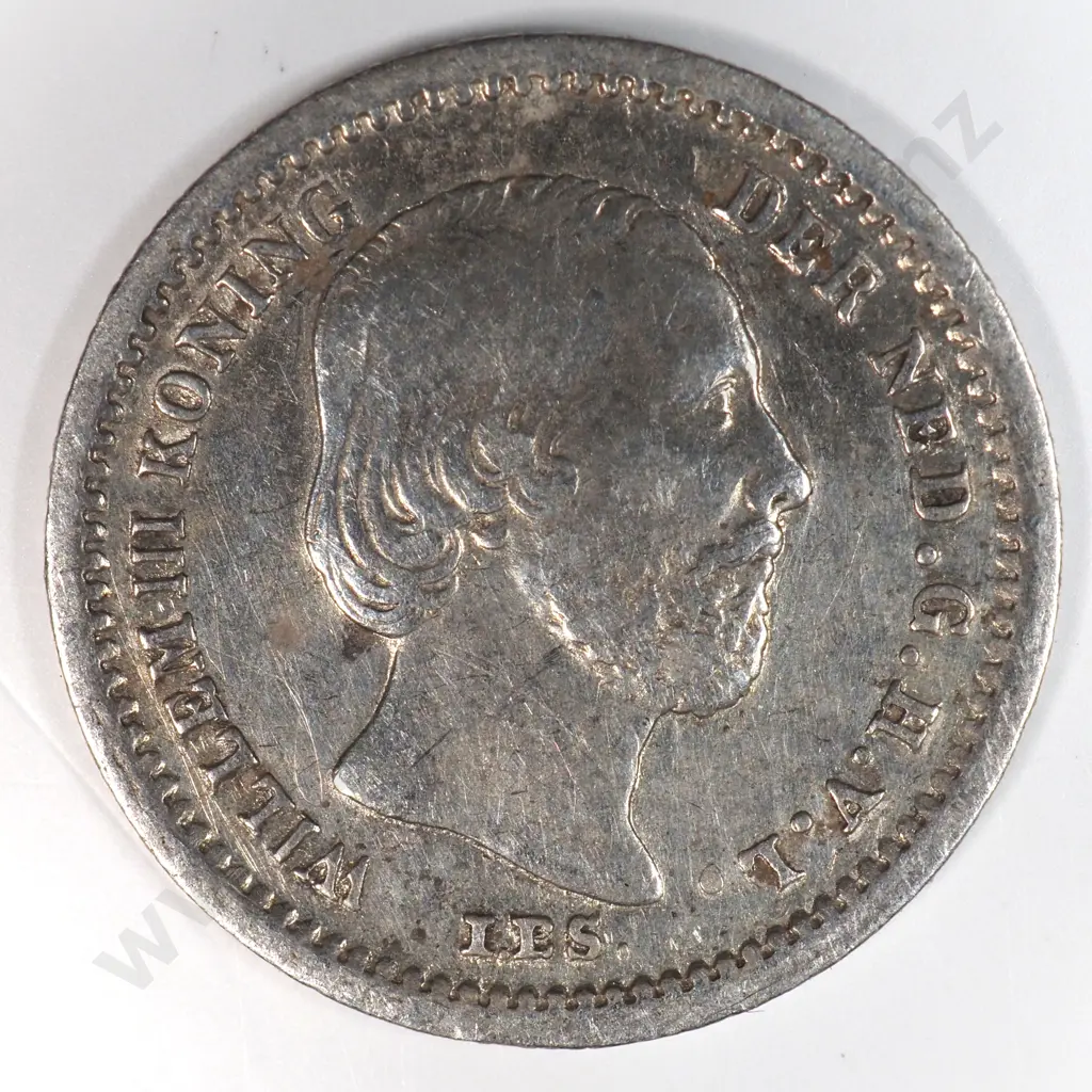 Netherlands 1879 Five Cents, Very Fine Image 1++