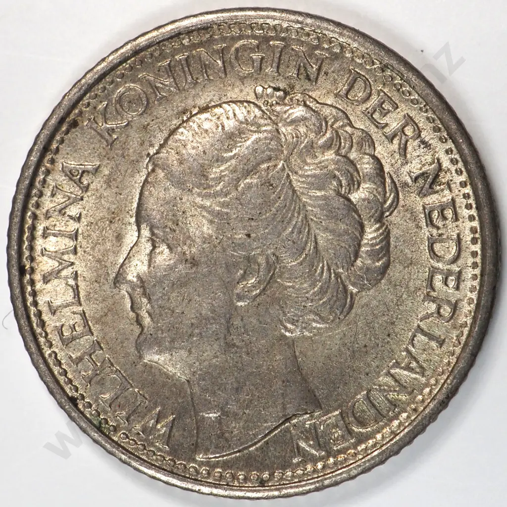 Netherlands 1944 'S' Ten Cents, Almost Uncirculated Image 1++