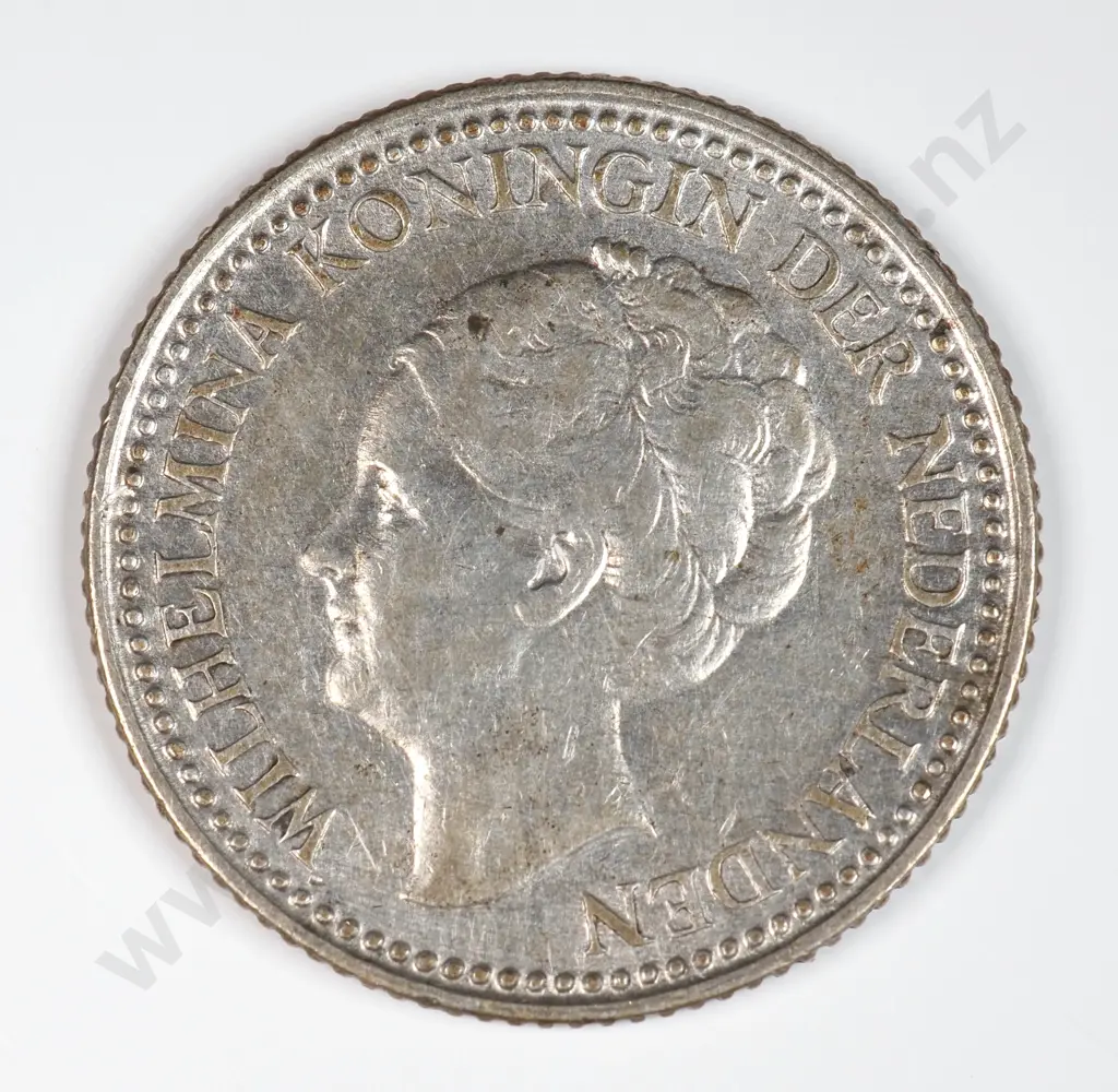 Netherlands 1921 Half Gulden, Extremely Fine Image 1++