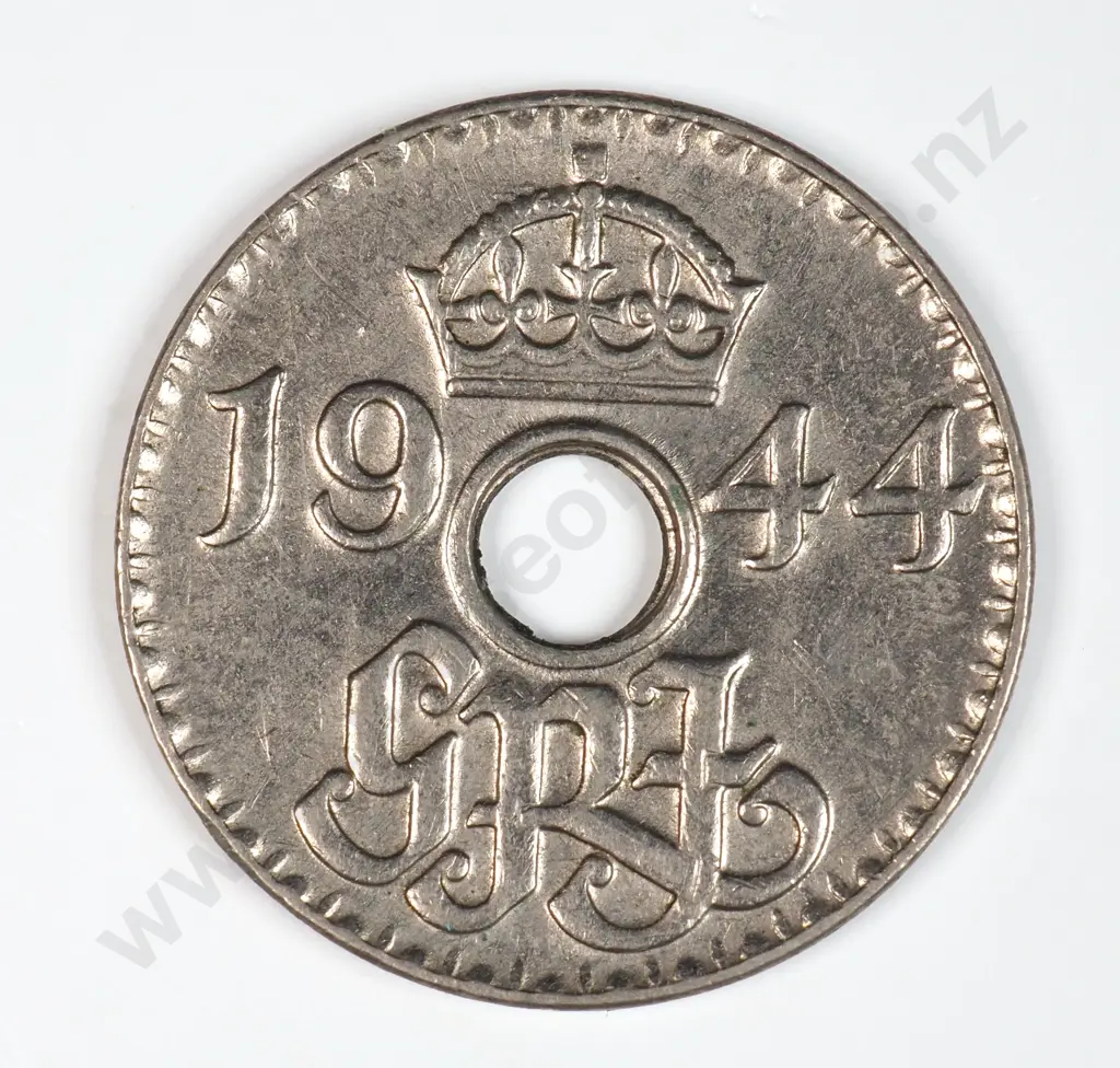 New Guinea 1944 Threepence, Uncirculated Image 1++