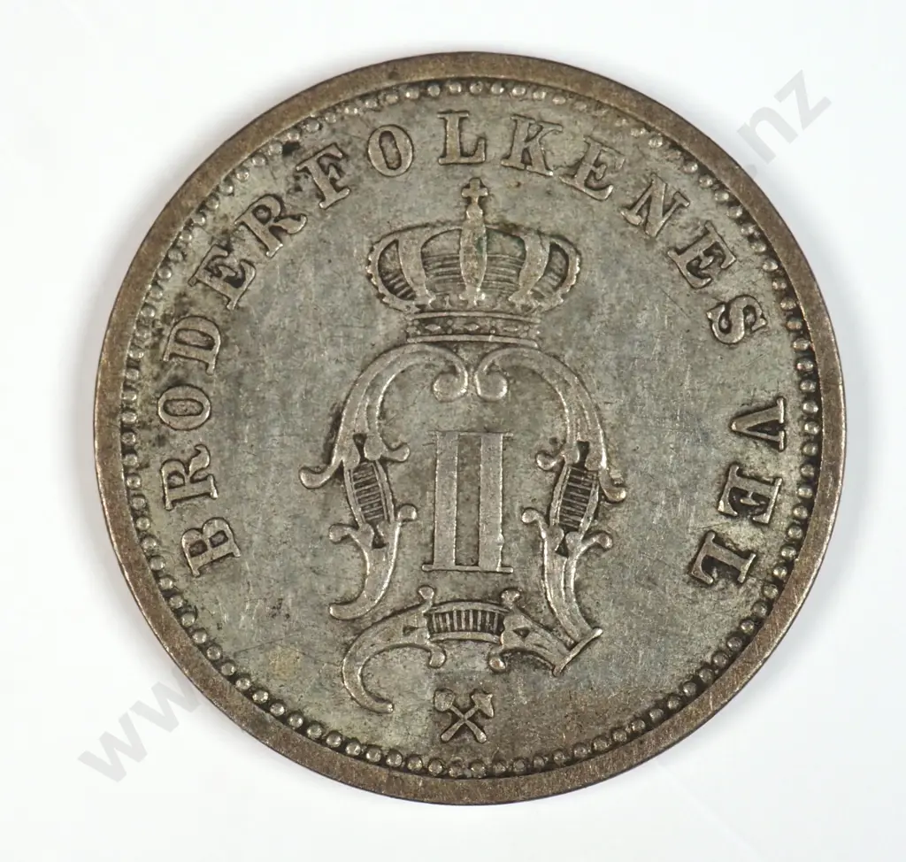 Norway 1882 Ten Ore, Very Fine Image 1++