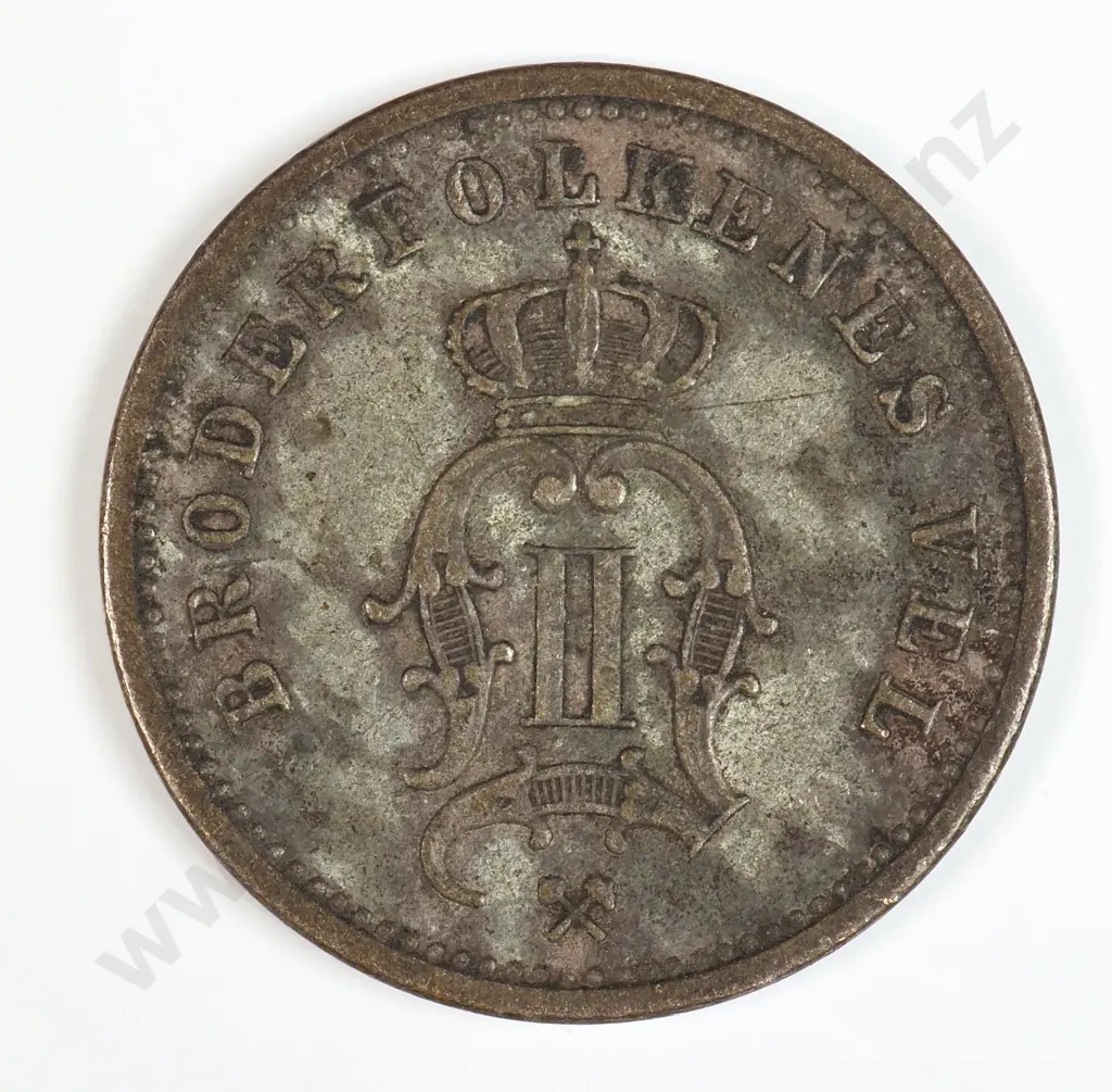 Norway 1898 Ten Ore, Very Fine Image 1++
