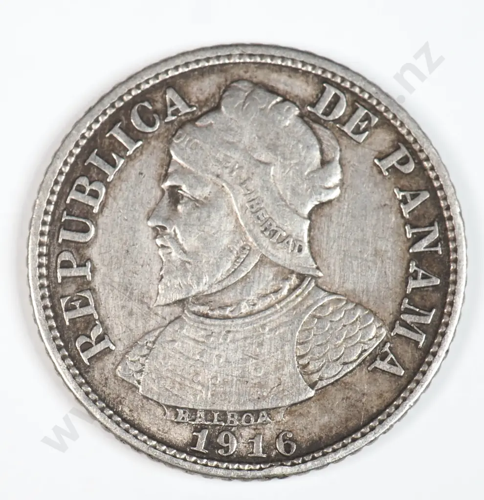 Panama 1916 Five Centesimos, Very Fine Image 1++