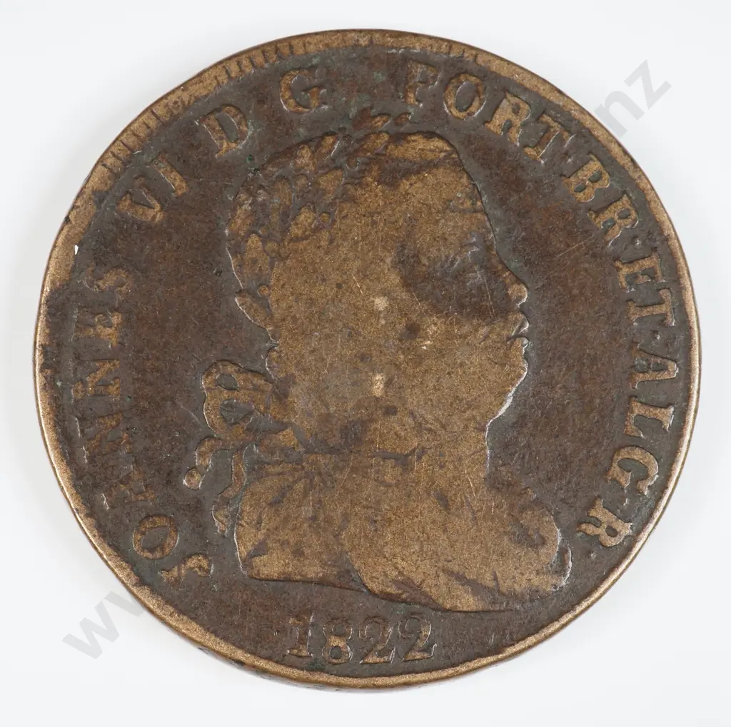 Portugal 1822 Forty Reis, Fine Image 1++