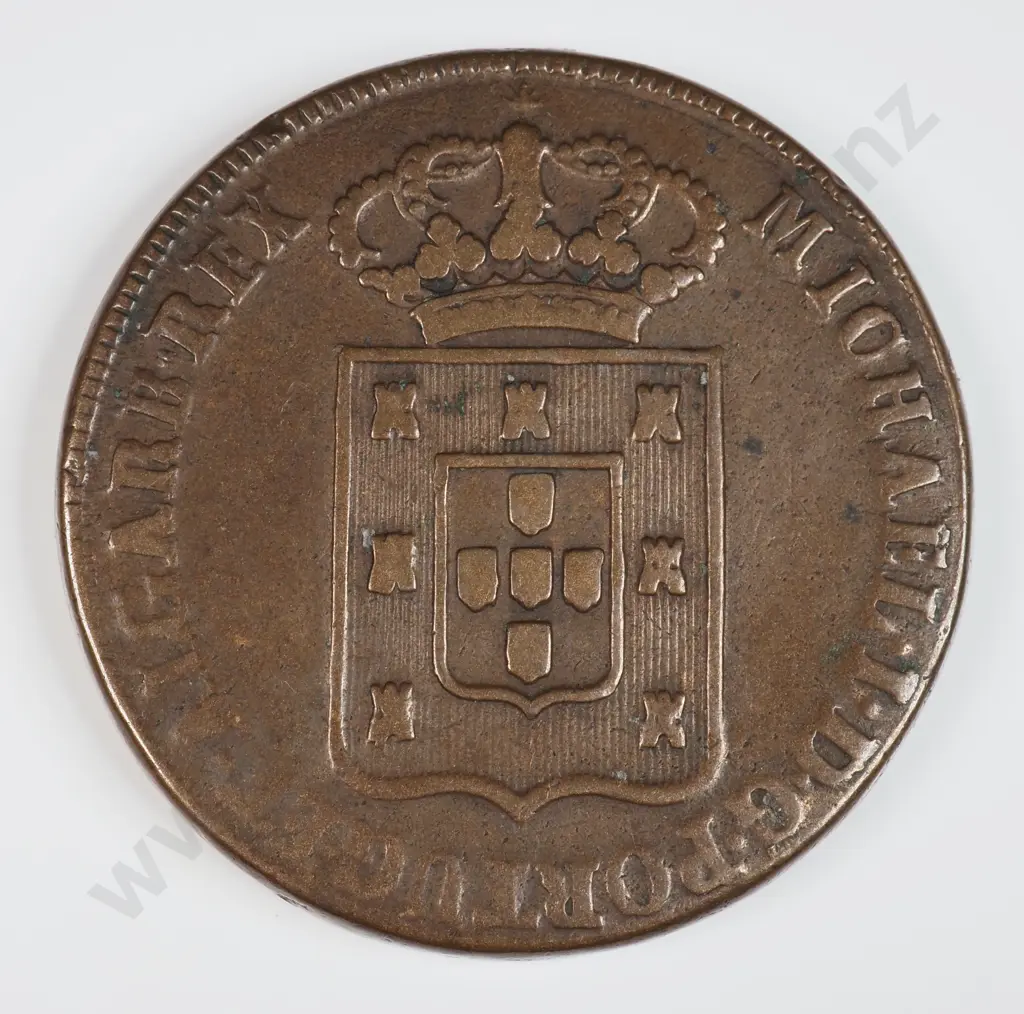 Portugal 1830 Forty Reis, Very Fine Image 1++