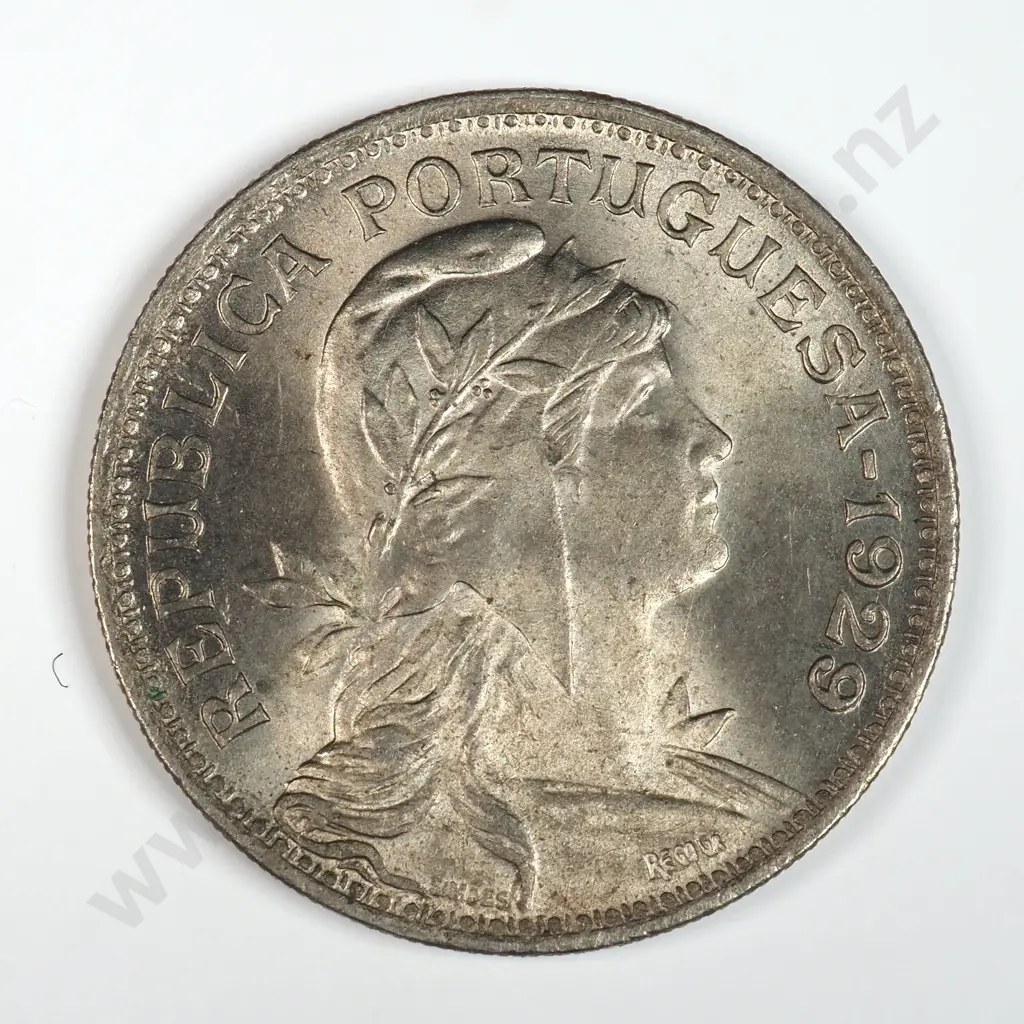 Portugal 1929 Fifty Centavos, Uncirculated Image 1++