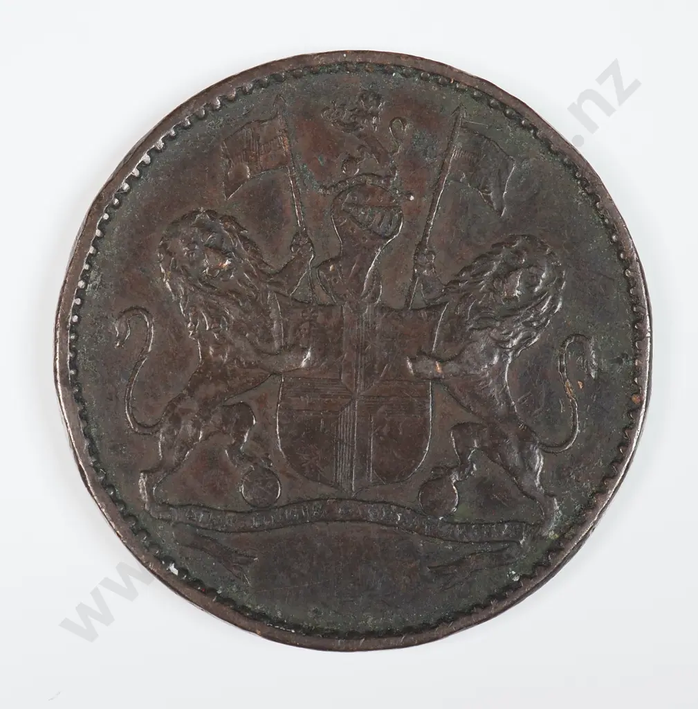 Saint Helena 1821 Halfpenny, Very Fine Image 1++
