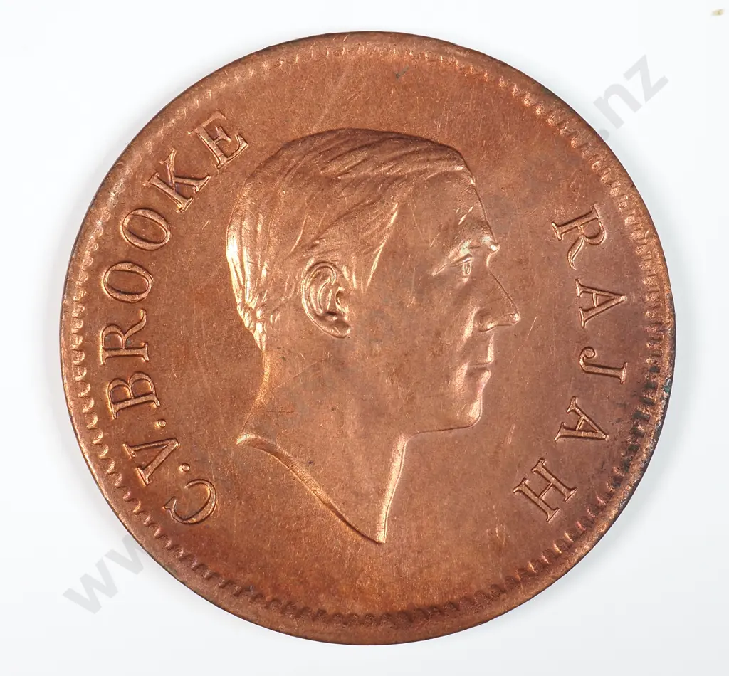 Sarawak 1937 One Cent, Uncirculated Image 1++