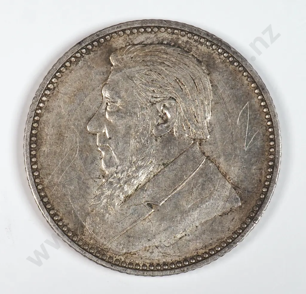 South Africa 1897 Sixpence, Extremely Fine Image 1++