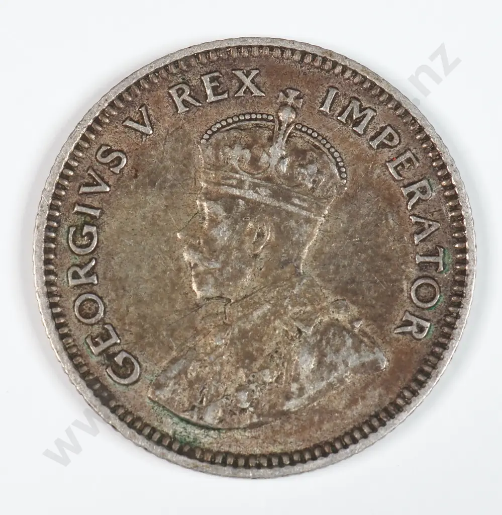 South Africa 1925 Sixpence, Very Fine Image 1++