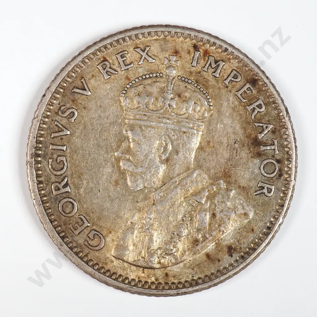 South Africa 1933 Sixpence, Extremely Fine Image 1++