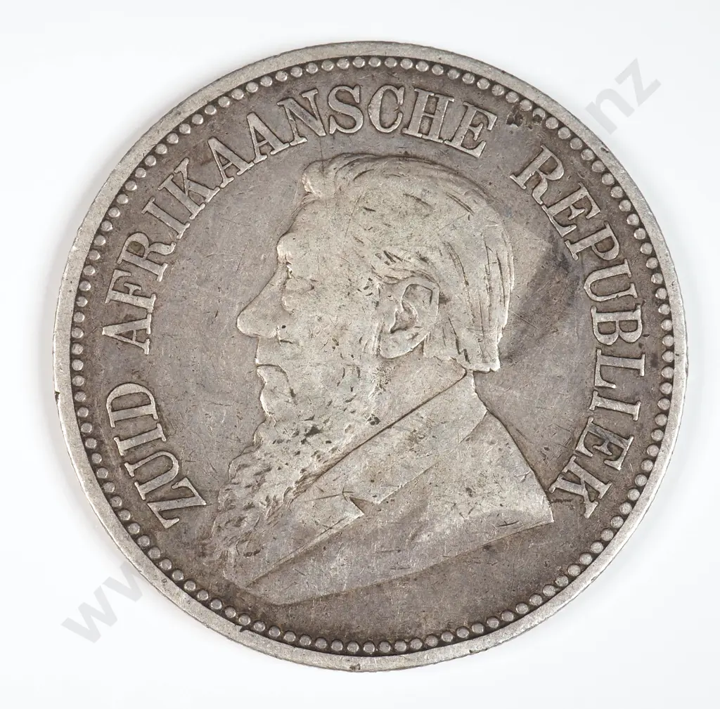 South Africa 1892 Two And A Half Shillings, Very Fine Image 1++