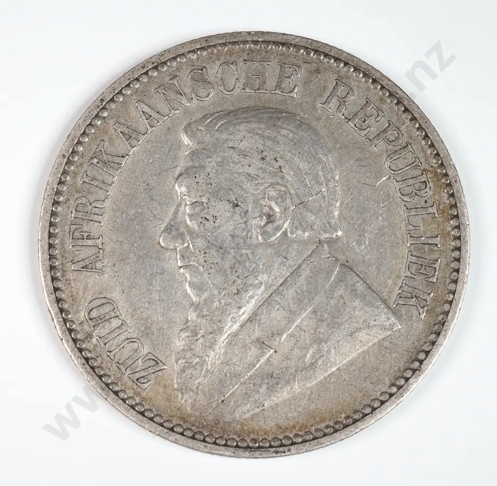 South Africa 1893 Two And A Half Shillings, Very Fine Image 1++