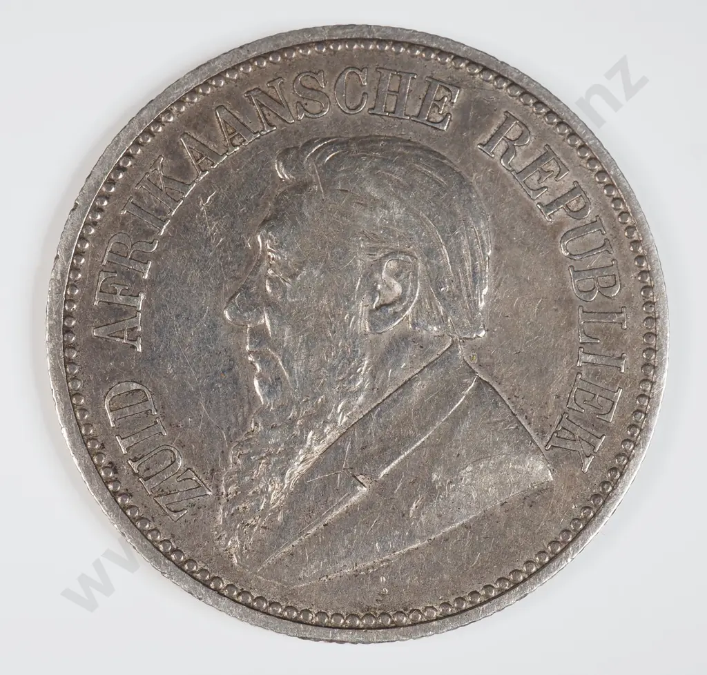 South Africa 1894 Two And A Half Shillings, Very Fine Image 1++