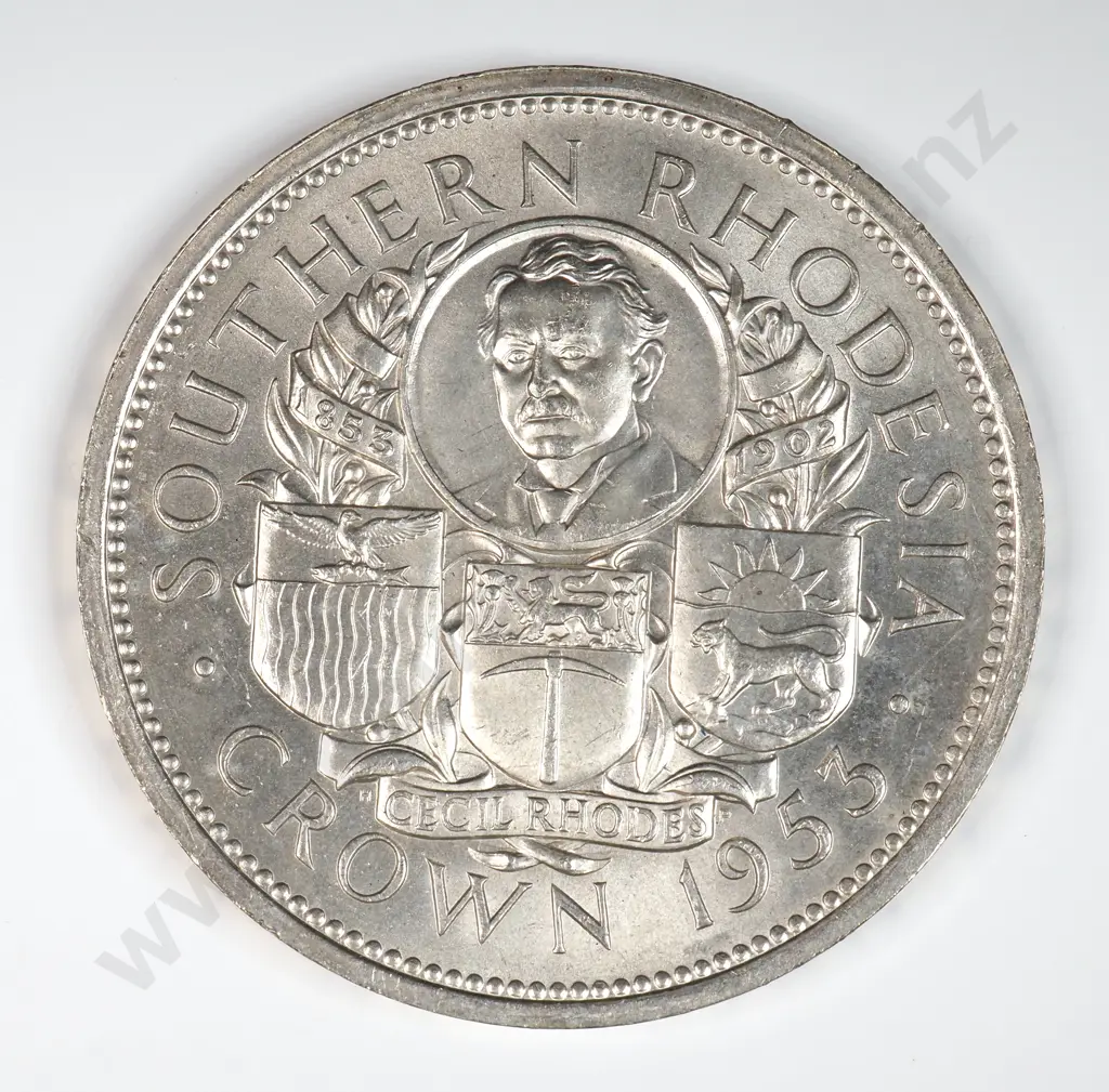 Southern Rhodesia 1953 Crown, Uncirculated Image 1++