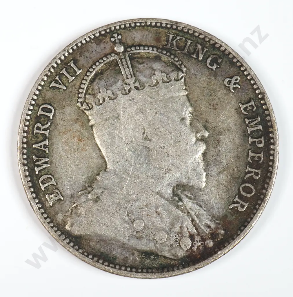 Straits Settlements 1903 Twenty Cents, Fine Image 1++