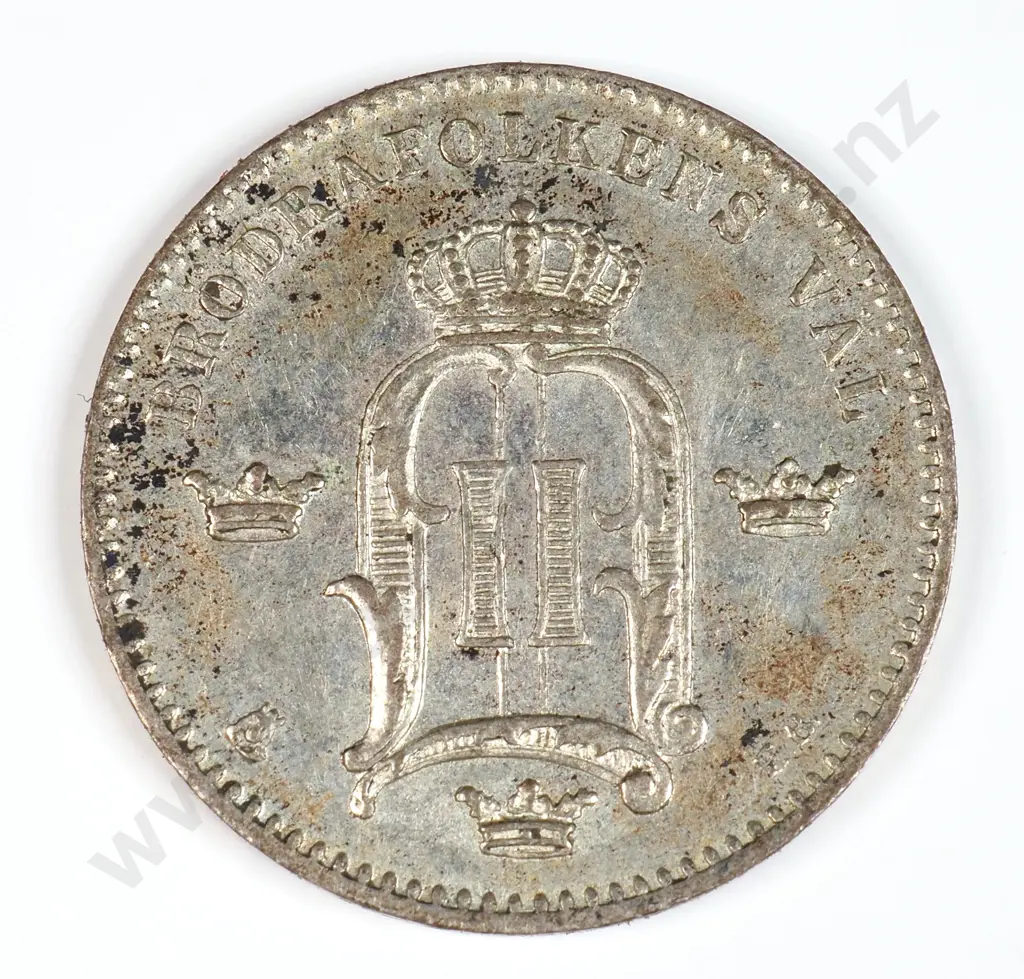 Sweden 1884 Ten Ore, Extremely Fine Image 1++