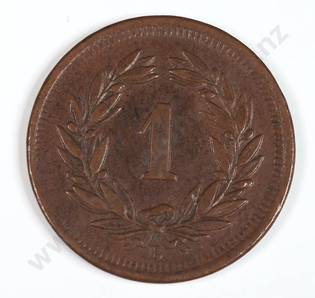 Switzerland 1904 One Rappen, Very Fine Image 1++