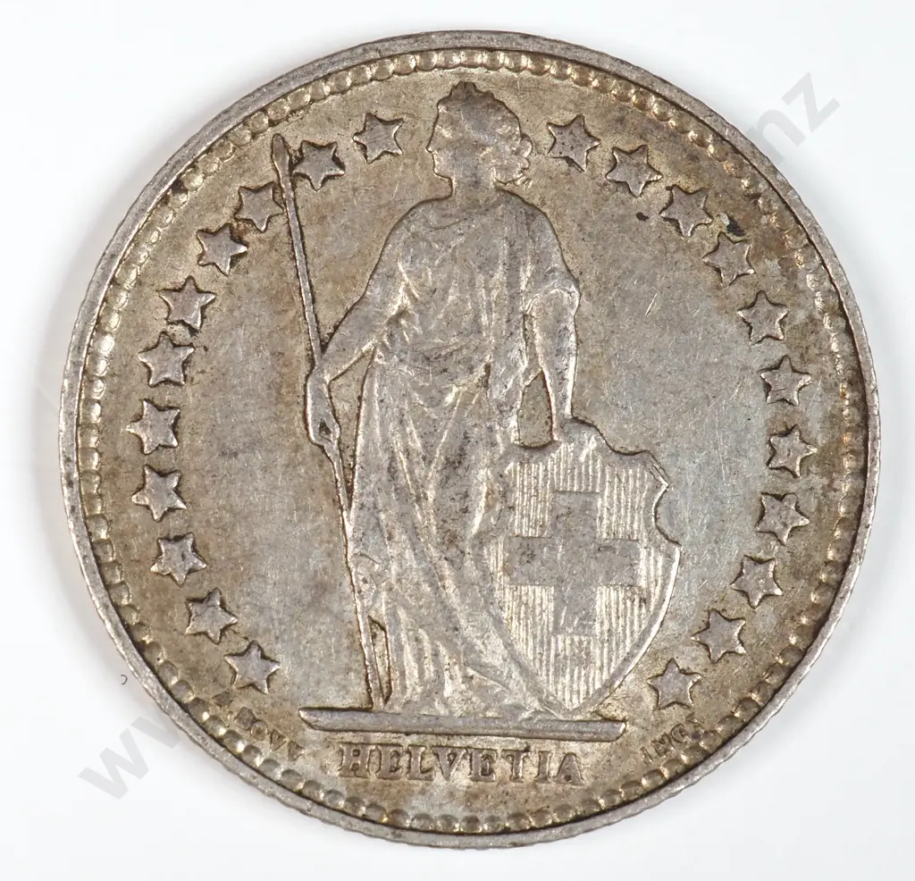 Switzerland 1905 Half Franc, Extremely Fine Image 1++