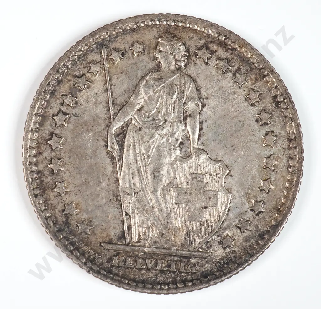 Switzerland 1900 One Franc, Extremely Fine Image 1++